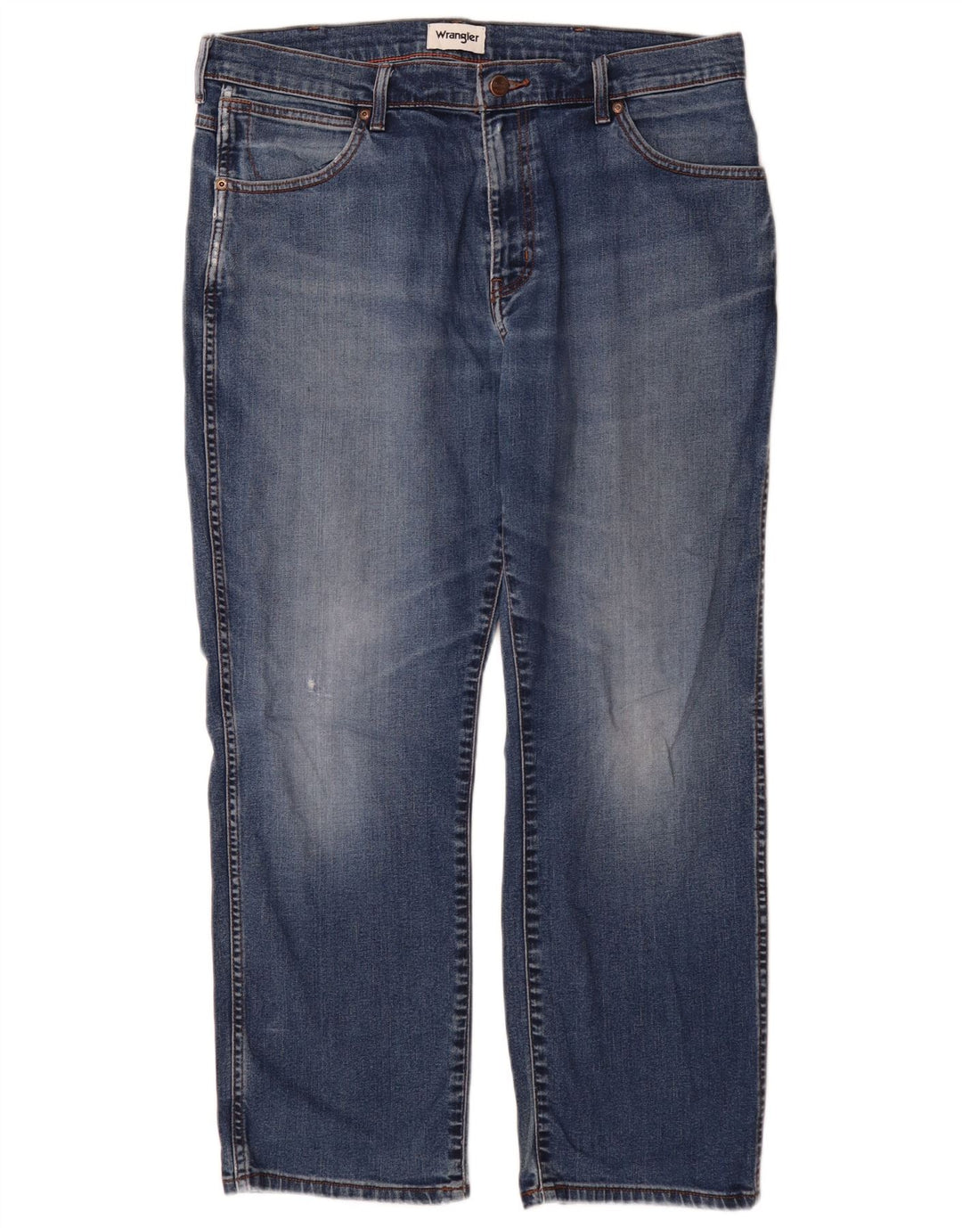 Męskie jeansy Wrangler Texas Straight W36 L30 Niebieskie bawełniane