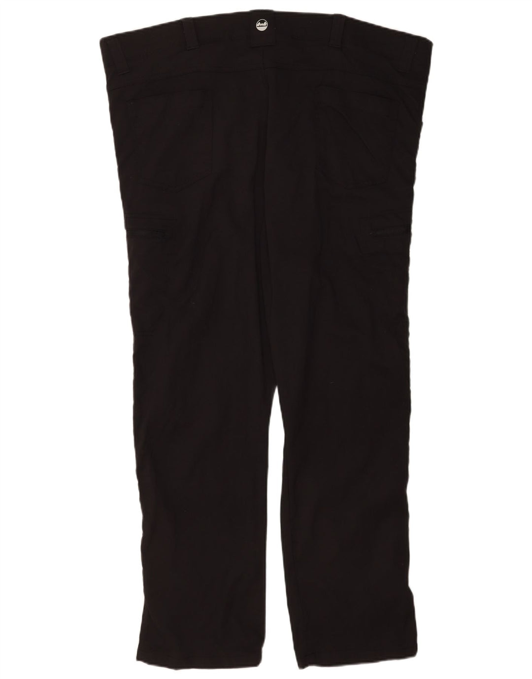 Męskie spodnie cargo Wrangler W44 L30 z czarnego nylonu