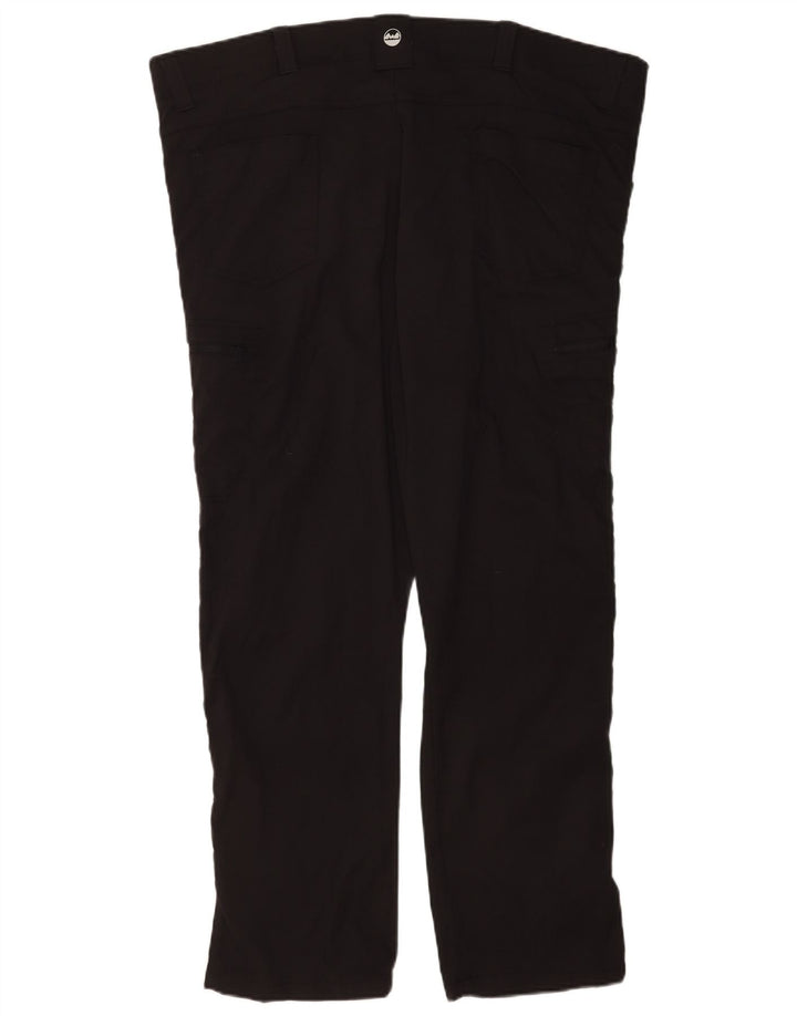 Męskie spodnie cargo Wrangler W44 L30 z czarnego nylonu
