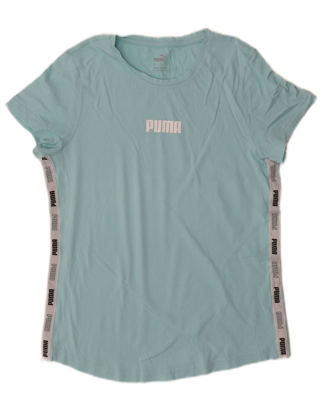 Damska koszulka z grafiką PUMA Top UK 12 w kolorze średnioniebieskim