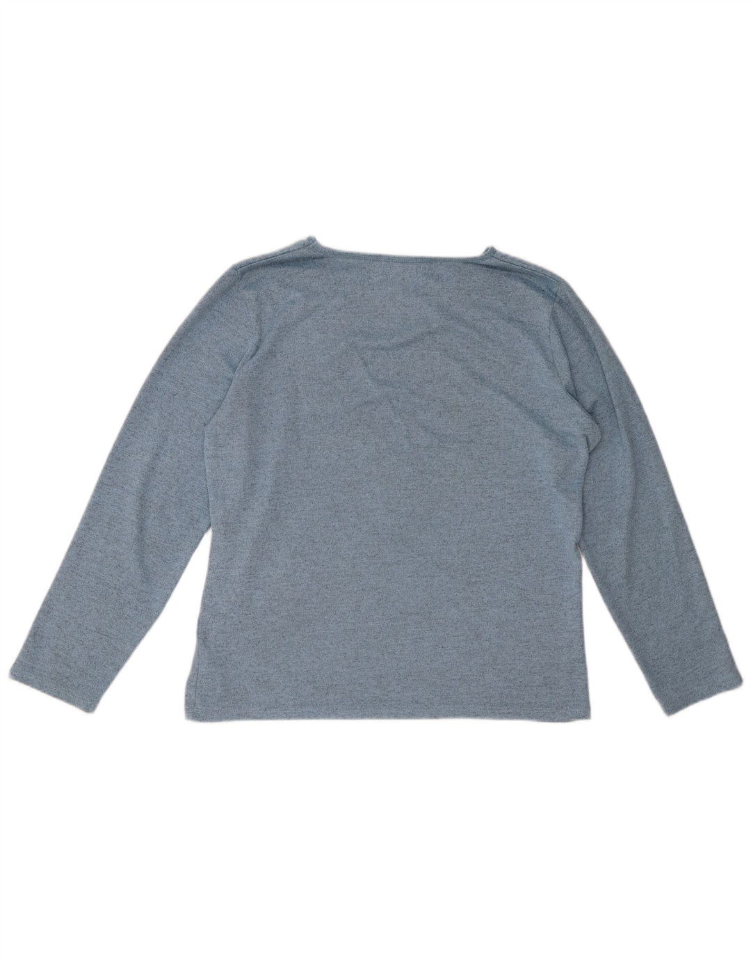 Top damski Paco Boutique z długim rękawem, UK 14, średni niebieski, kwiatowy poliester
