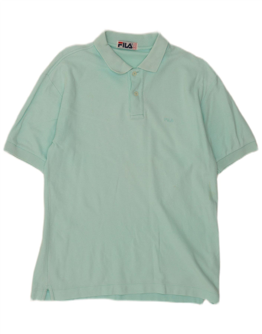 Męska koszulka polo Fila XS, turkusowa, bawełniana