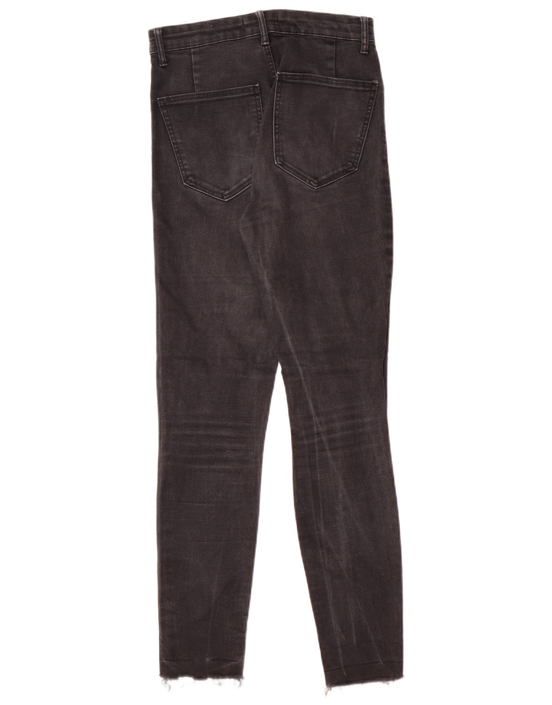 Damskie dżinsy rurki Zara w trudnej sytuacji EU 36 XS W26 L27 Czarne nowoczesne