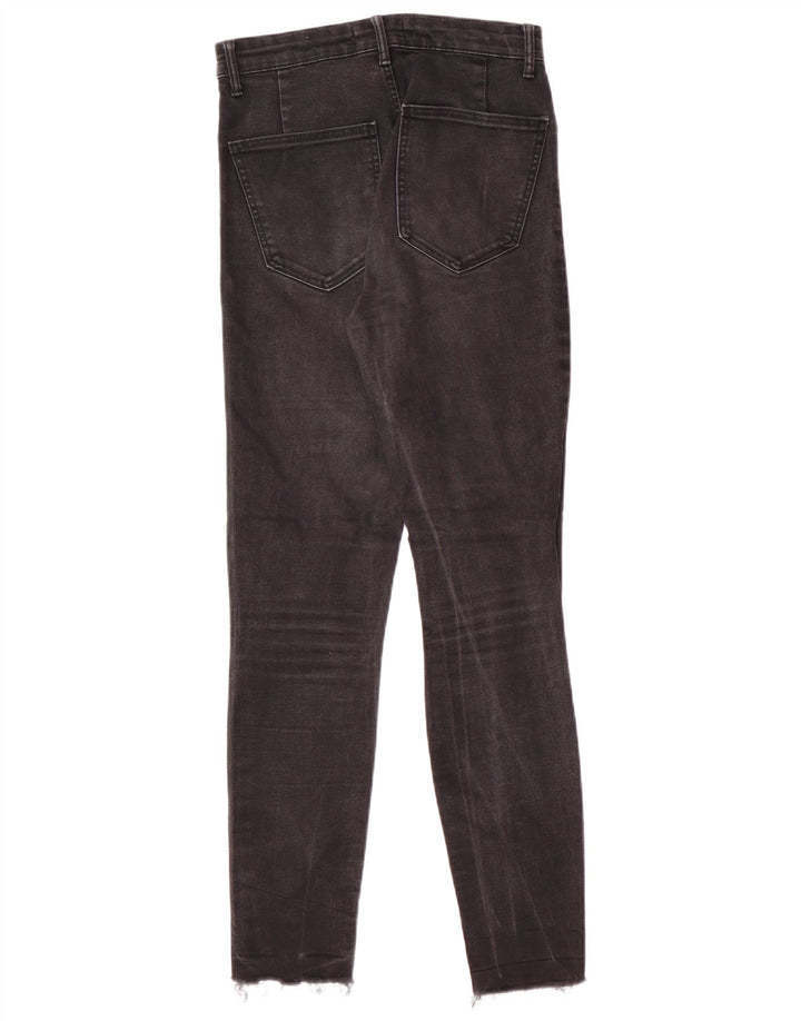 Damskie dżinsy rurki Zara w trudnej sytuacji EU 36 XS W26 L27 Czarne nowoczesne