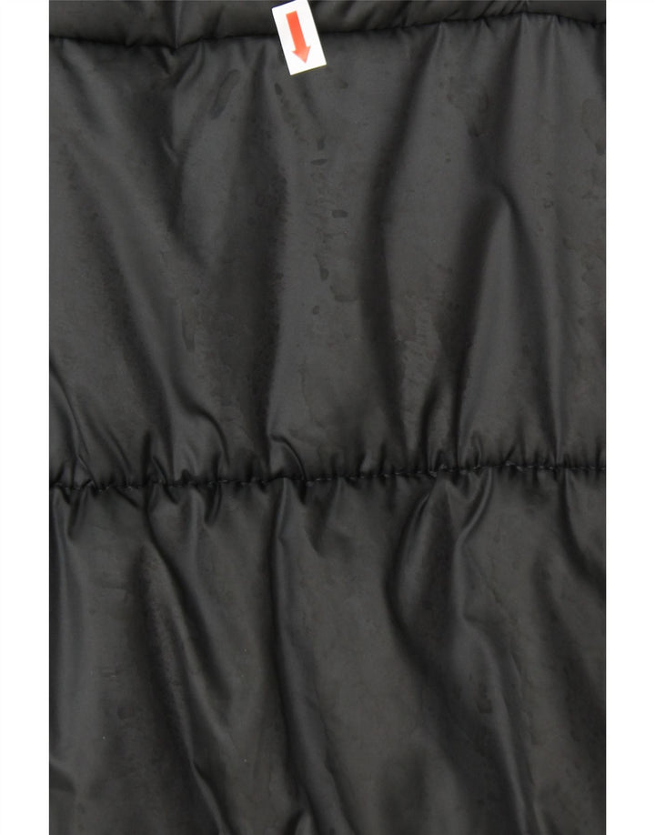 ADIDAS Womens Padded Jacket UK 12/14 Medium Black Polyester Vintage Adidas and Second-Hand Adidas from Messina Hembry 