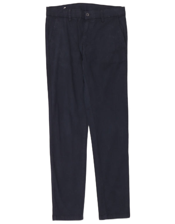 Męskie spodnie chino Zara EU 38 Small W30 L30 Granatowa bawełna