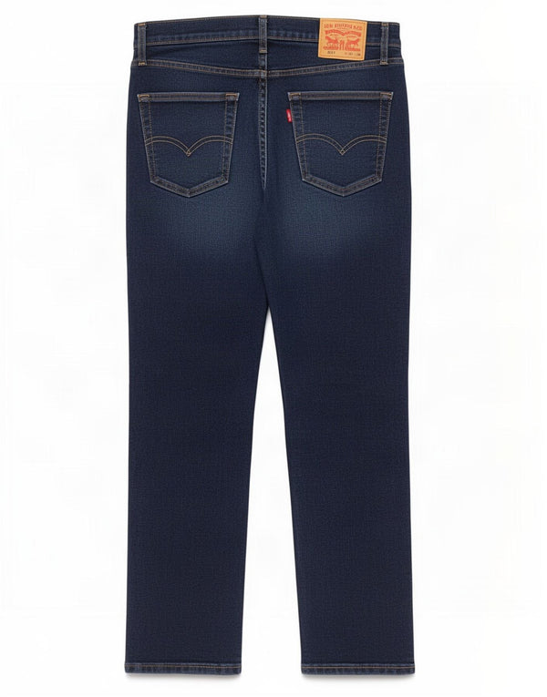 Męskie jeansy Levi's 511 Slim W33 L30 Granatowa bawełna