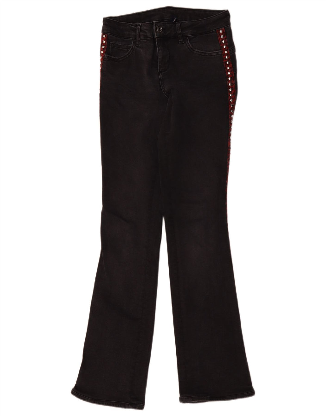 Damskie jeansy Bootcut Liu Jo W26 L31 Czarne bawełniane