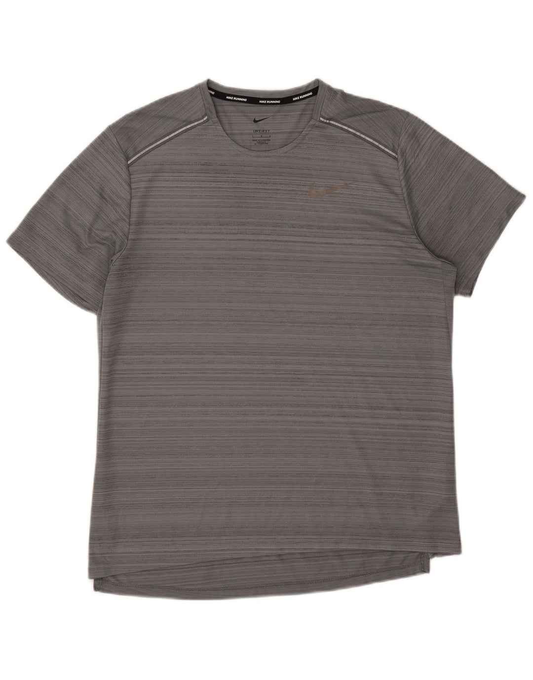 Męski T-shirt Nike Dri Fit, duży, szary, poliestrowy
