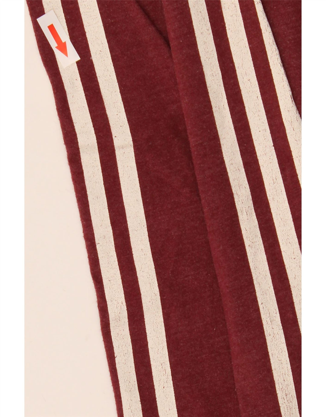 Męska koszulka Adidas z długim rękawem, średnia, bordowa, bawełniana