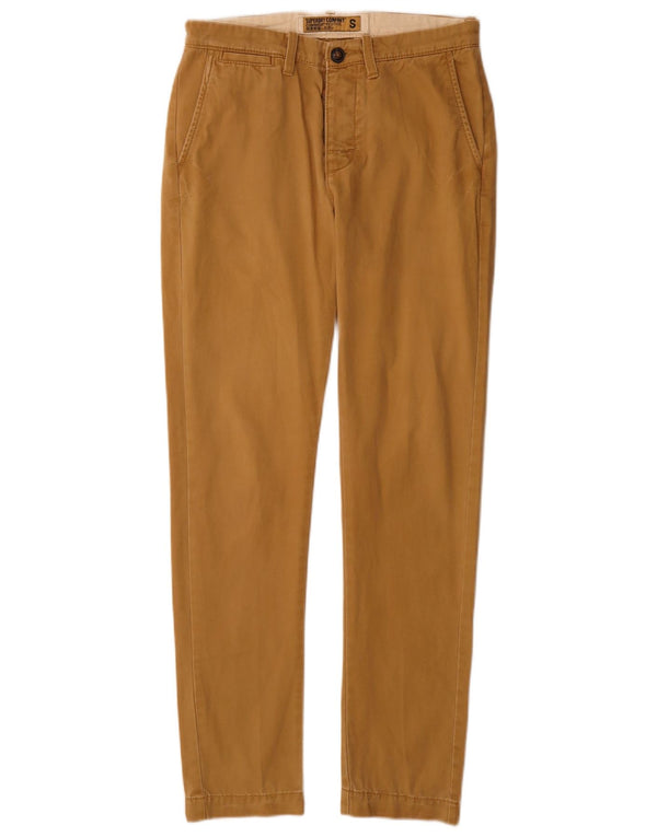 Męskie spodnie typu chino Superdry, małe, W28 L32, beżowa bawełna