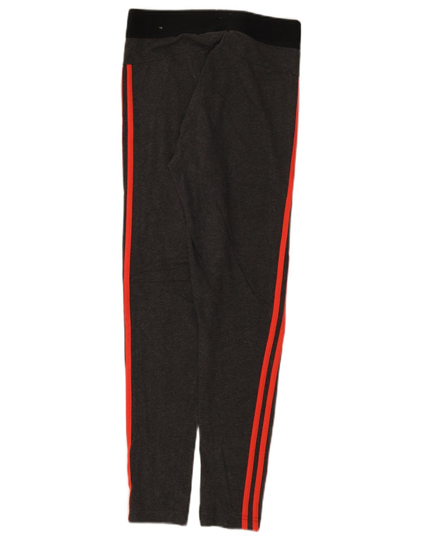 Legginsy damskie Adidas UK 12/14 Średnioszary, bawełniany blok kolorów