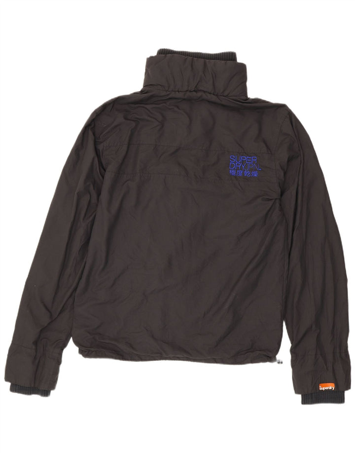 Męska kurtka przeciwdeszczowa Superdry UK 42 XL, szary nylon