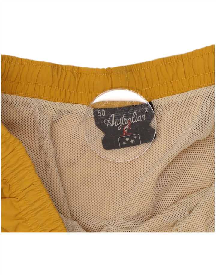 Męskie spodenki kąpielowe AUSTRALIAN L'ALPINA IT 50 Średni żółty poliamid