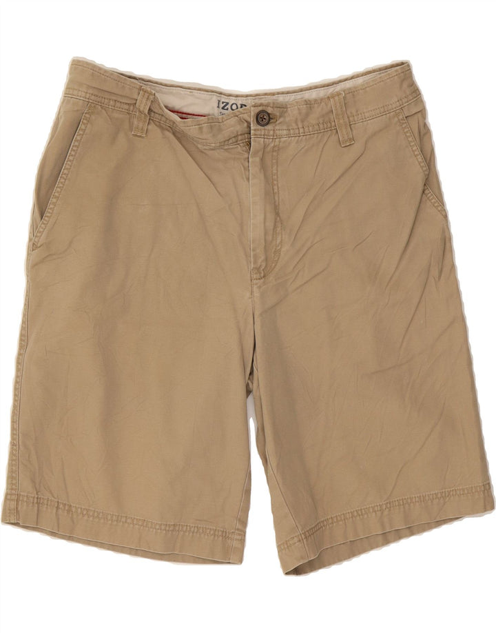 IZOD Mens Chino Shorts W34 Large  Beige Cotton Vintage Izod and Second-Hand Izod from Messina Hembry 