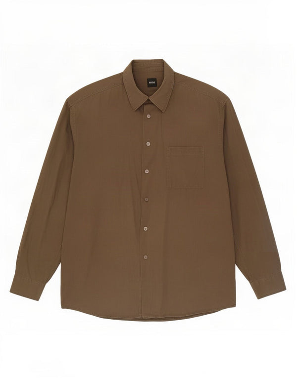 Koszula męska Hugo Boss XL, bawełniana khaki