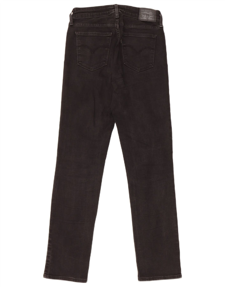 Damskie jeansy Levi's 712 Slim W27 L30 Czarna bawełna