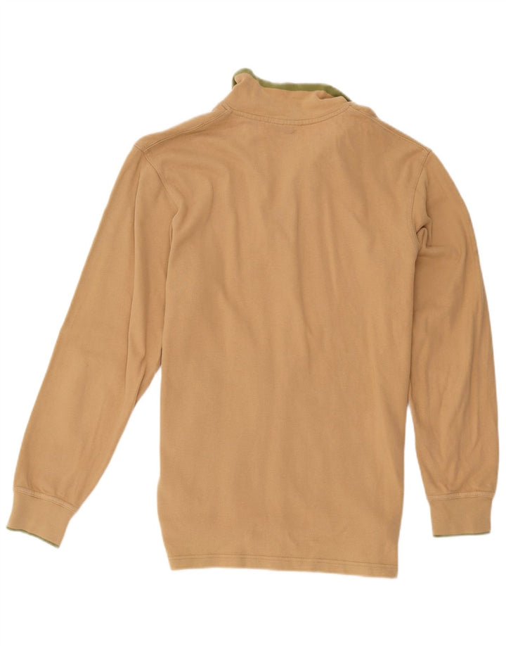 Męska bluza z zamkiem błyskawicznym Timberland, mała, beżowa, bawełniana