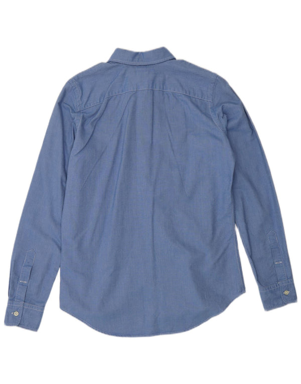 Damska koszula slim fit Ralph Lauren US 6, średnia niebieska, bawełniana