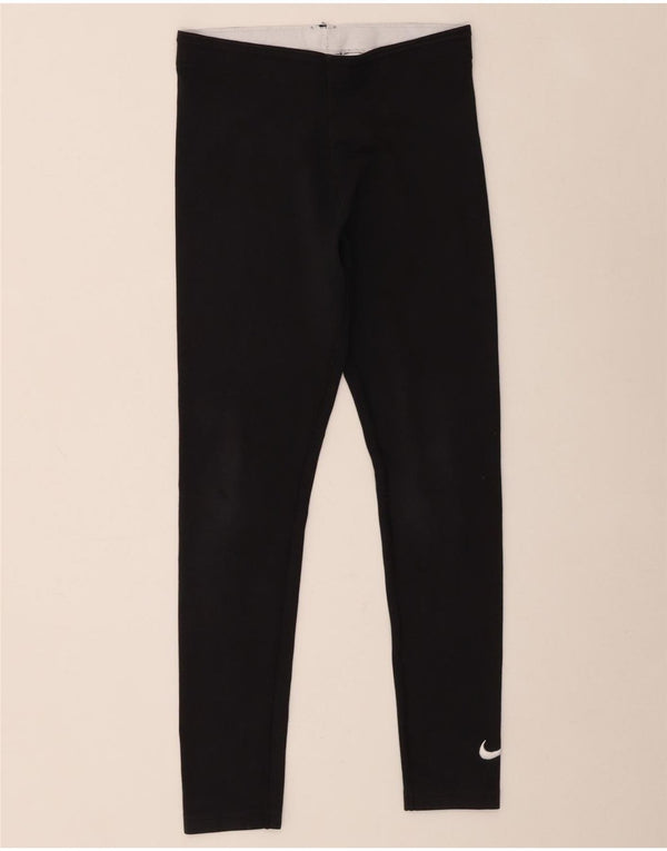 Legginsy dziewczęce Nike 13-14 lat XL, czarne, bawełniane
