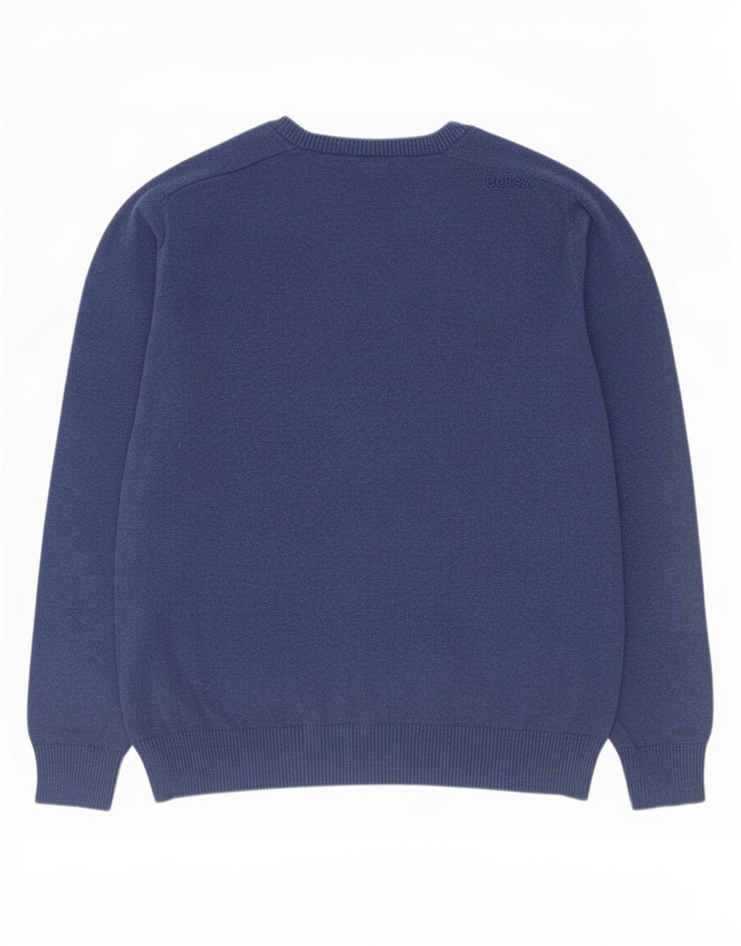 Sweter męski Bench z dekoltem w kształcie litery V, XL, niebieski, bawełniany