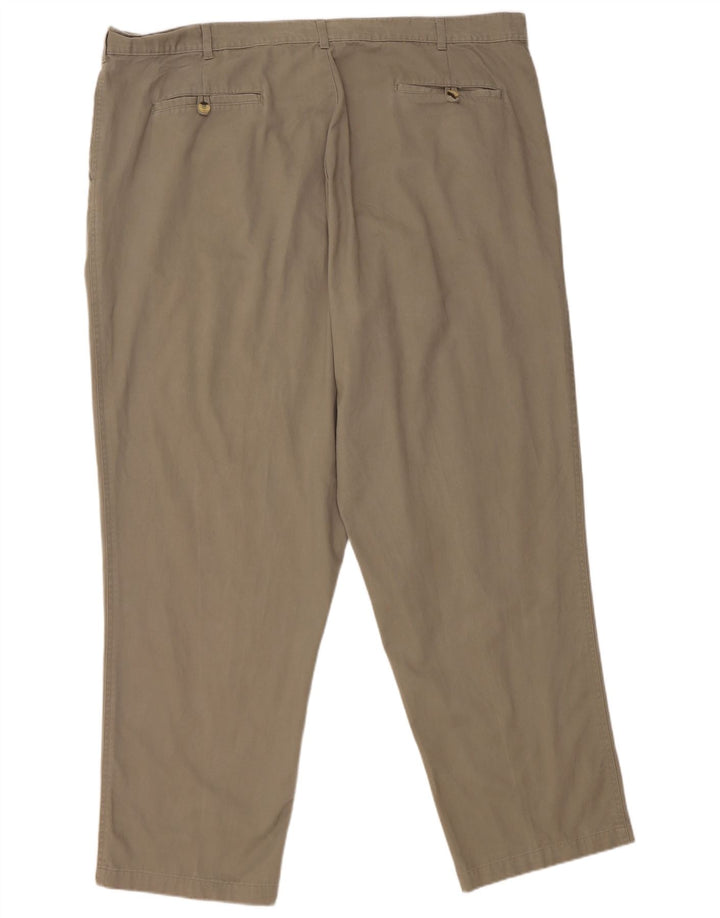 Męskie spodnie Chino Essentials W46 L30 Szara bawełna