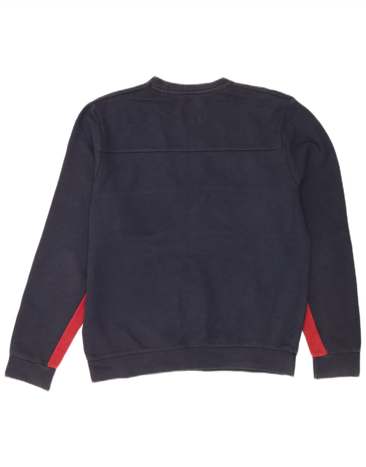 Męska bluza z grafiką Jack Wills, duża, granatowa, z blokami kolorów