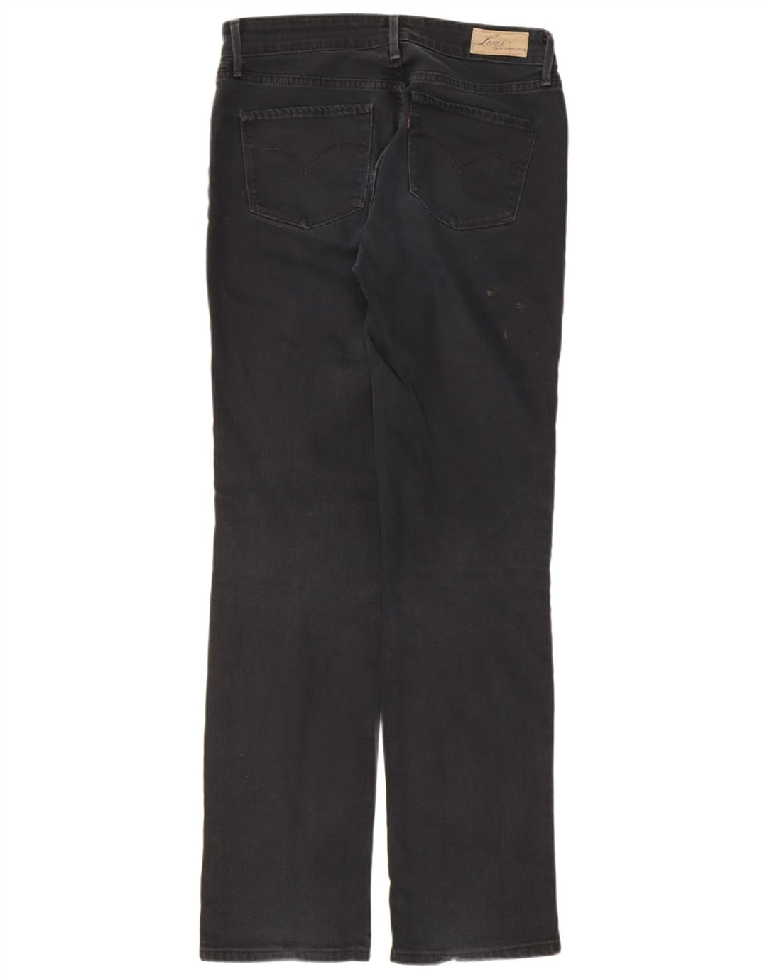 Damskie proste dżinsy Levi's W27 L32 Czarna bawełna