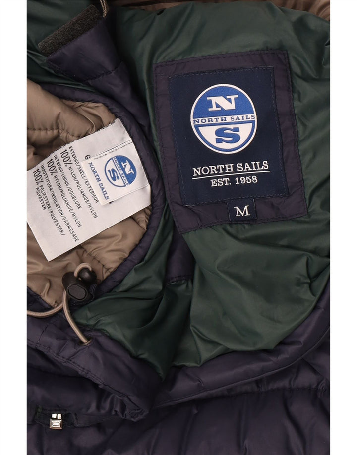 Męska ocieplana kurtka North Sails UK 38, średni granatowy nylon