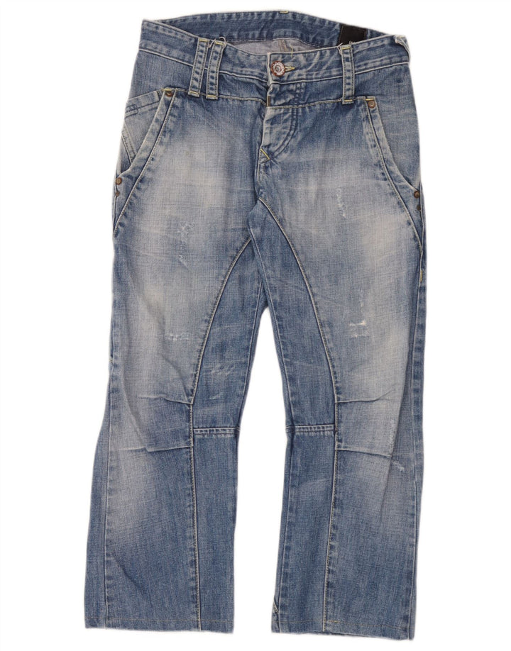 Męskie jeansy Jack & Jones Cargo w trudnej sytuacji, przycięte W30 L25, niebieskie