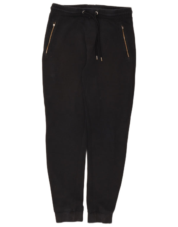 Marks & Spencer Damskie spodnie dresowe Joggers UK 10 Small, czarne, bawełniane