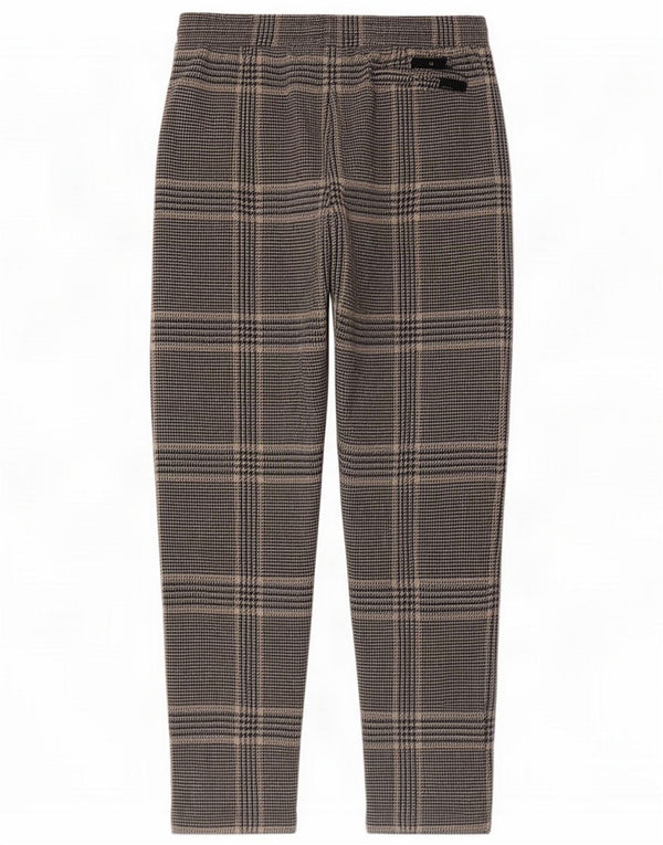 Damskie spodnie codzienne Marks & Spencer UK 12 Medium W30 L28 Szara krata