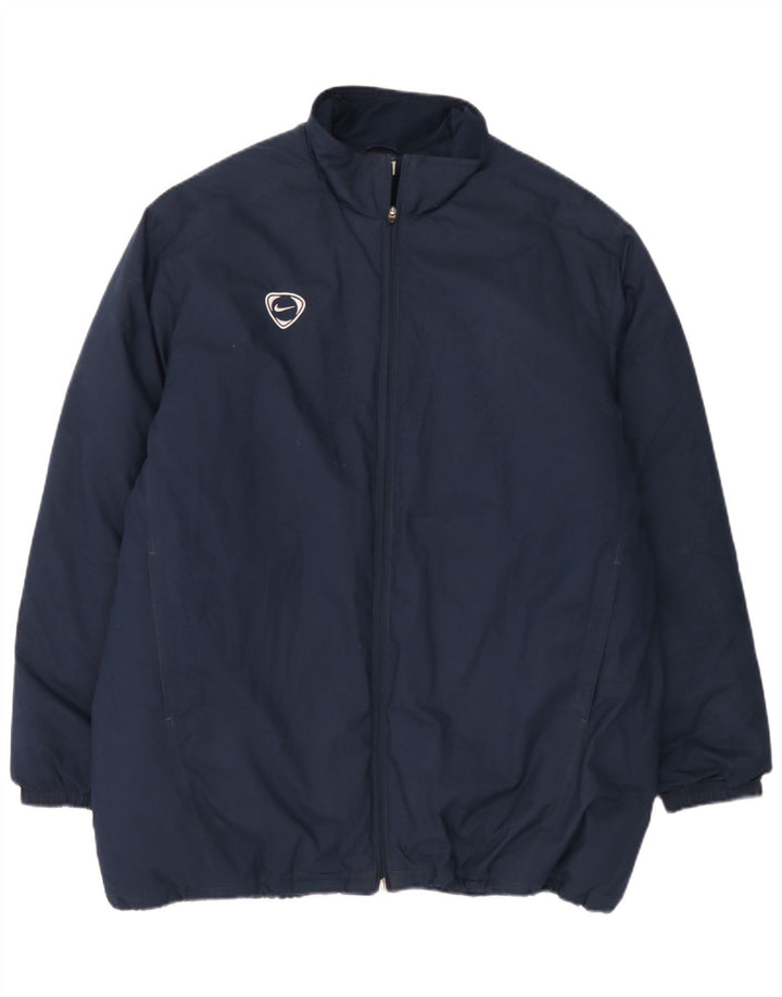 Męska kurtka wiatrówka Nike UK 45/47 XL Granatowy poliester