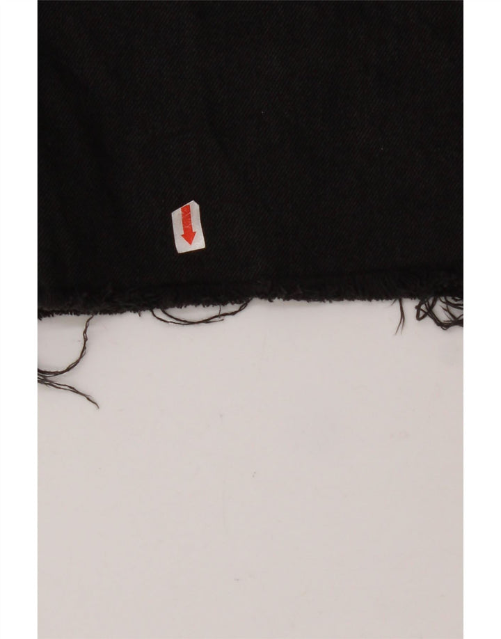 ALL SAINTS Męskie proste dżinsy Sid W32 L26 Czarna bawełna