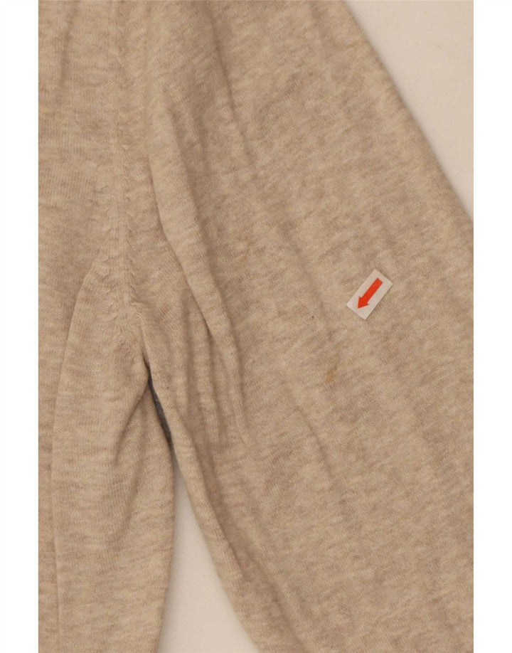 Marks & Spencer Męski sweter polo w kolorze średniobeżowym