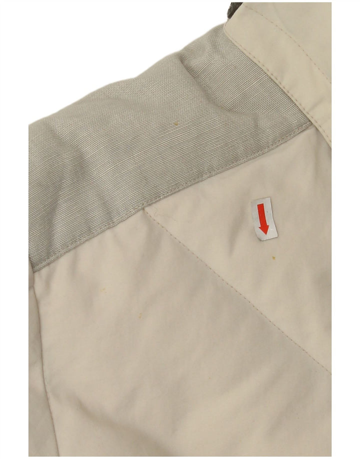 COLMAR Womens Hooded Padded Jacket IT 44 Medium Off White