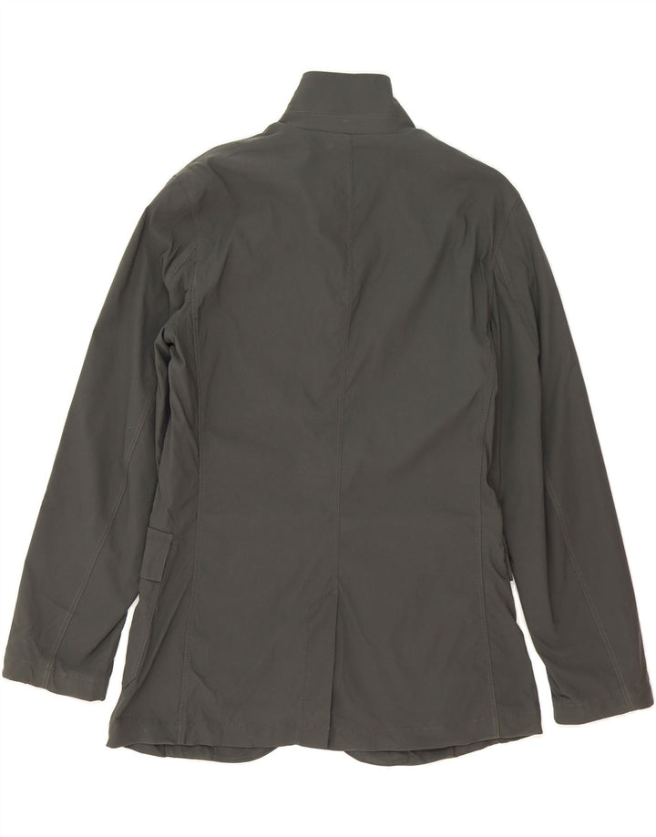 EDDIE BAUER Mens 4 Button Blazer Jacket UK 38 Medium Grey Nylon Vintage Eddie Bauer and Second-Hand Eddie Bauer from Messina Hembry 