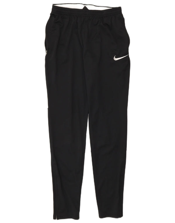 Męskie spodnie dresowe Nike Dri Fit, mały, czarny poliester z blokami kolorów
