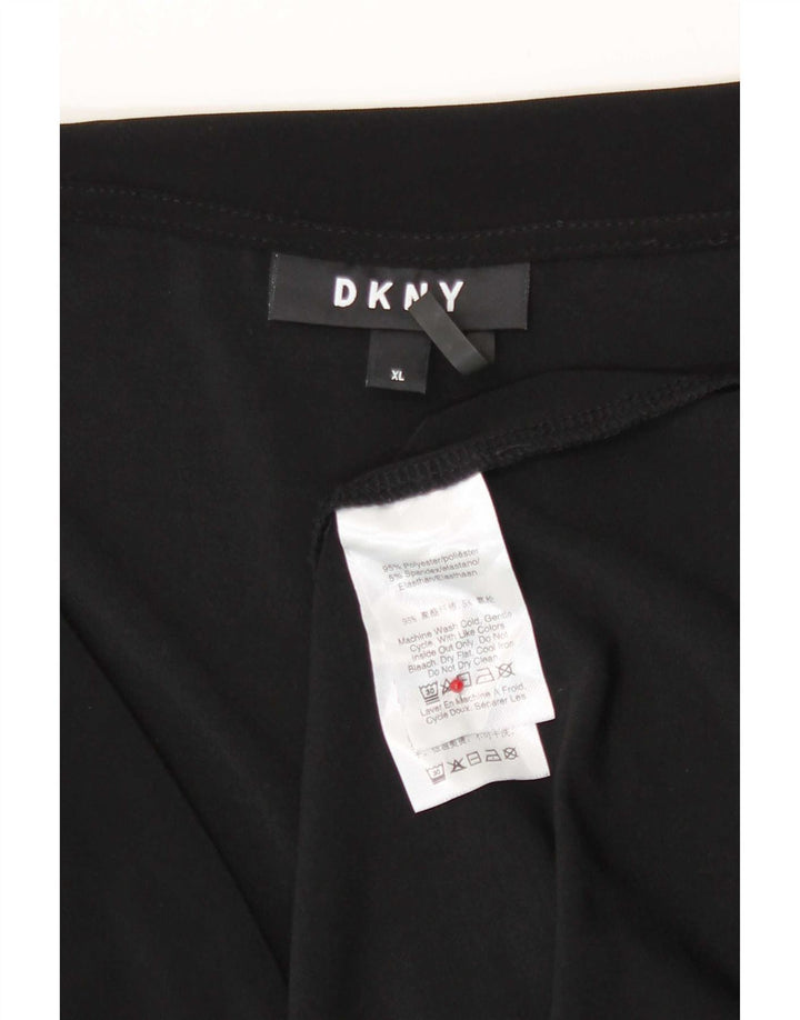 Bluzka damska Dkny Top UK 18 XL Czarny poliester