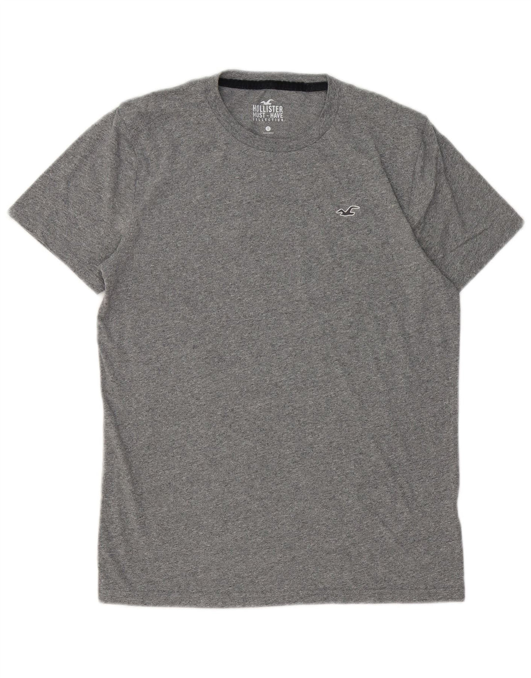 T-shirt męski Hollister, mały, szary, nakrapiany