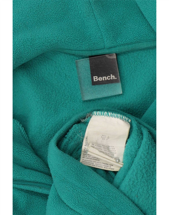 Damska kurtka polarowa Bench Graphic UK 10, mała, zielona, poliestrowa