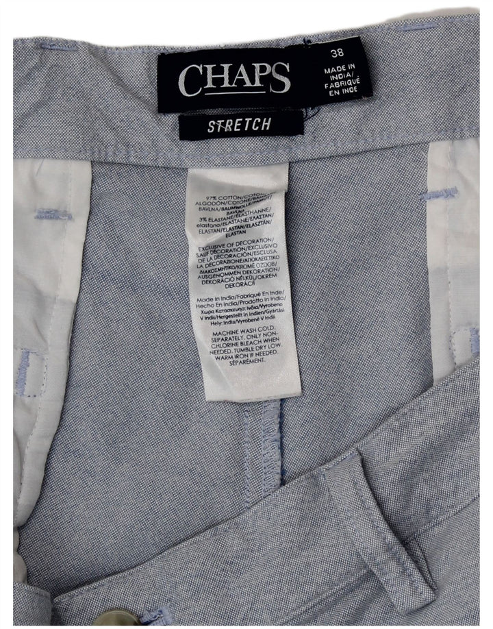 Męskie spodenki Chino Chaps W38 XL, niebieska bawełna