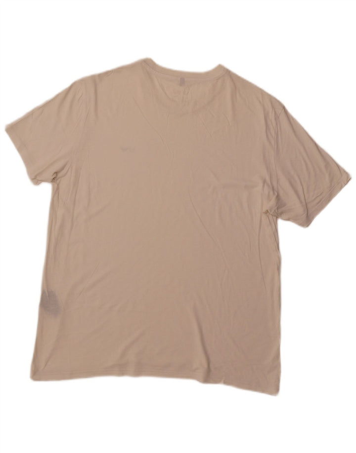 ARMANI JEANS Męski T-shirt Top XL Biała Bawełna