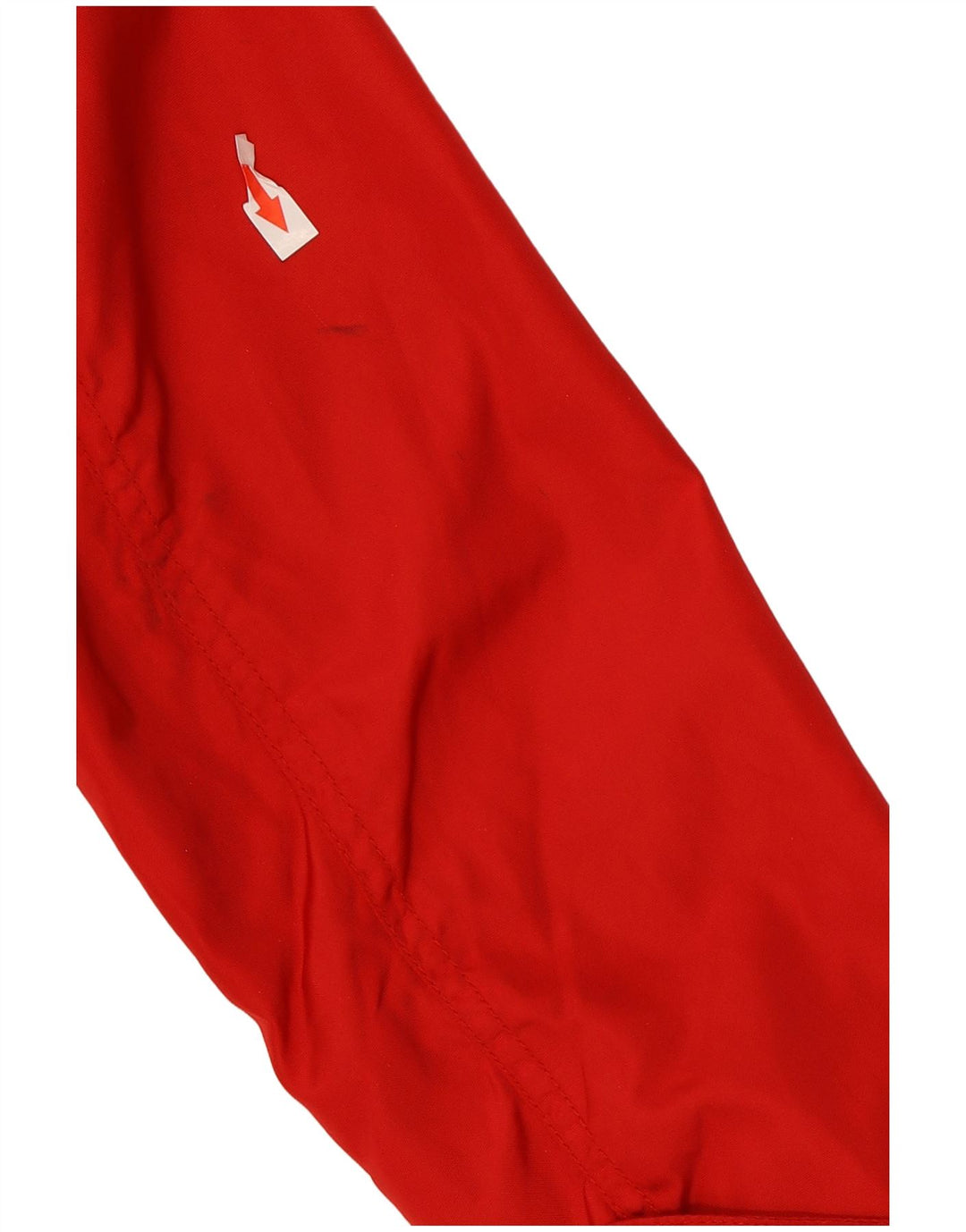 Damska wojskowa kurtka przeciwdeszczowa z kapturem Zara UK 14, duża, czerwona nylonowa