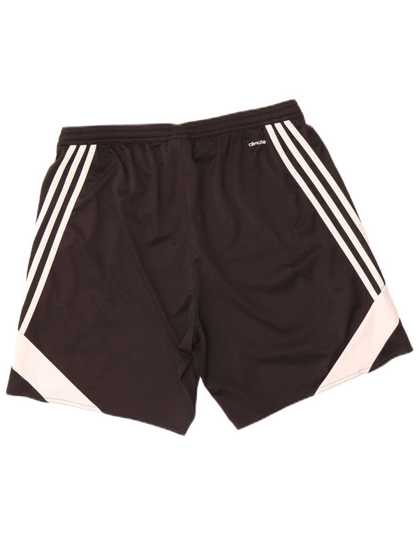 Damskie spodenki sportowe Adidas Climalite UK 16, duże, czarne, z blokami kolorów