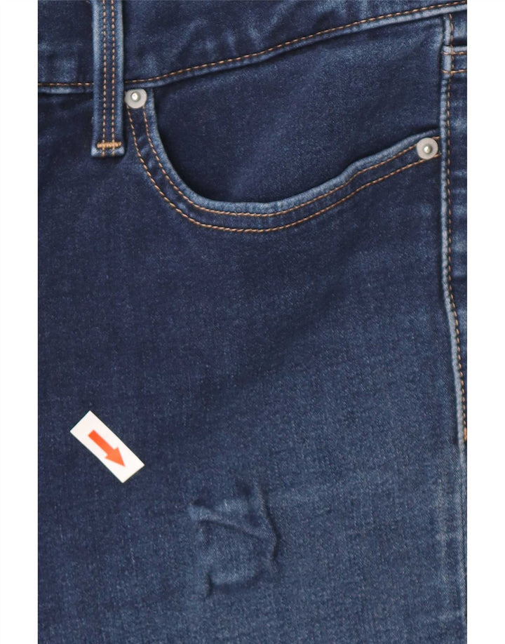 Damskie proste dżinsy Levi's W28 L30 Niebieskie bawełniane
