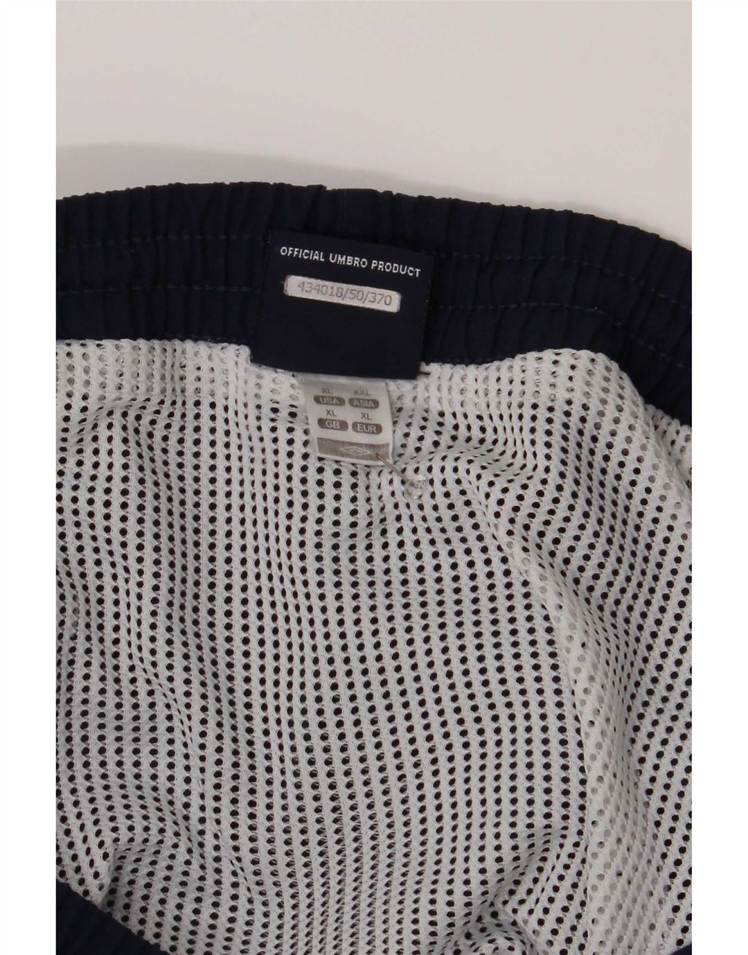 Męskie spodenki kąpielowe Umbro XL, granatowe, poliestrowe