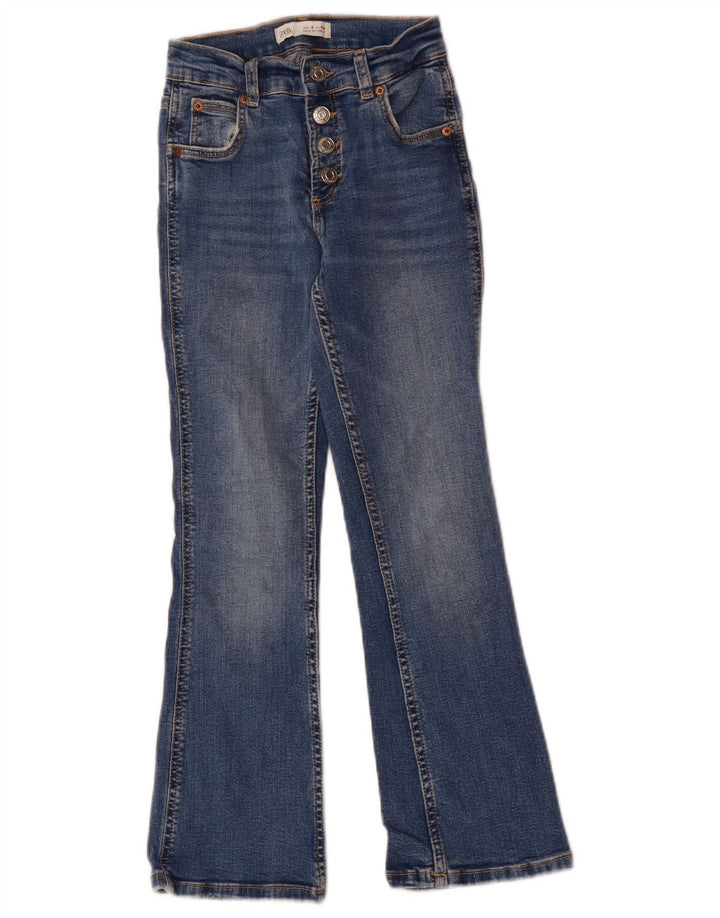 Dżinsy dziewczęce Bootcut Zara 8-9 lat W22 L4 Niebieskie