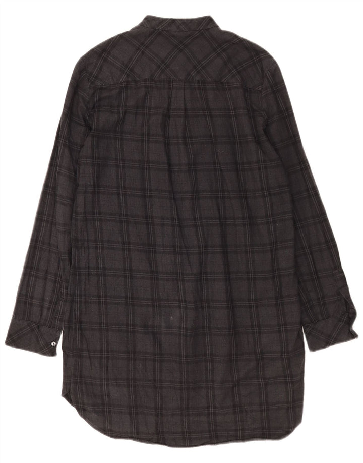 Damska sukienka typu shift Zara z długim rękawem UK 14, średnia szara krata