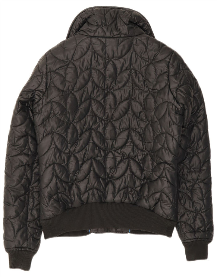 Damska kurtka Bomber Padded Jacket Adidas UK 12 Średni Czarny Poliester